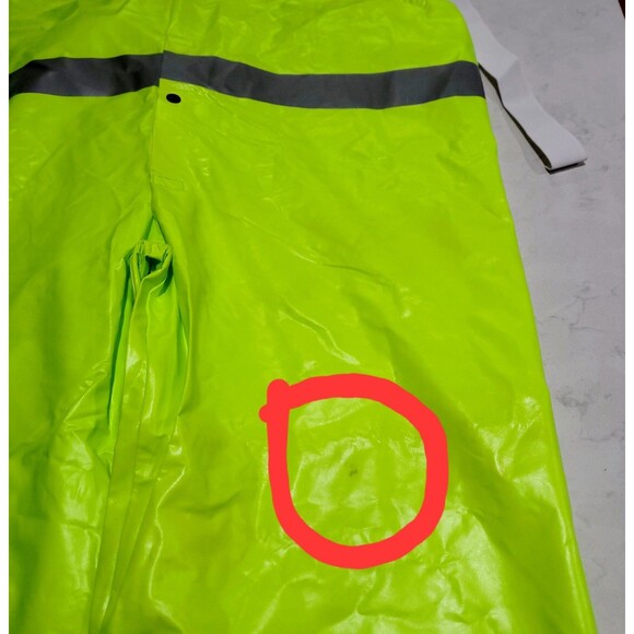 Nasco Electric Arc Resistant HiVis Bib 1001TFY202 ANSI 107 Level 2 Class E Flame - Picture 7 of 12